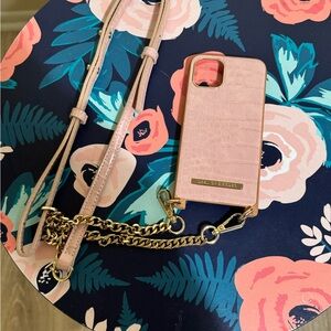 Kate Spade Pink Crossbody Phone Case for iPhone 11pro.